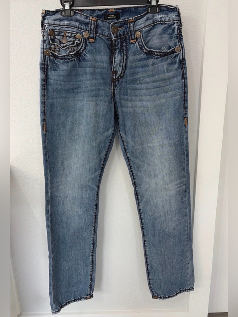 True Religion Ricky Relaxed Straight Jeans